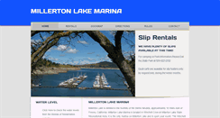 Desktop Screenshot of millertonlakemarina.com